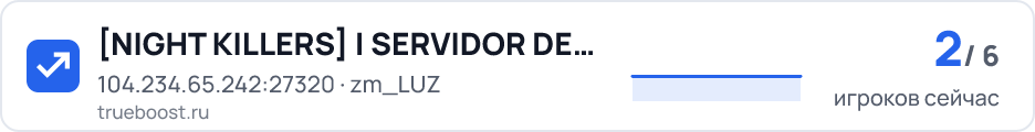 NIGHT KILLERS | SERVIDOR DE TESTES…