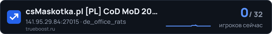 csMaskotka.pl PL CoD MoD 201 LvL | VIP…