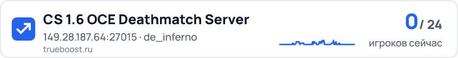 CS 1.6 OCE Deathmatch Server