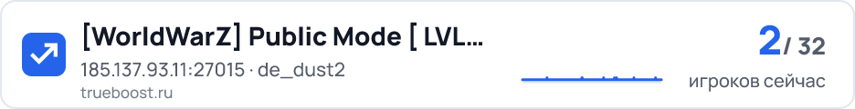 WorldWarZ Public Mode LVL | REVIVE | VIP…
