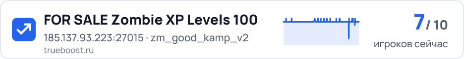 FOR SALE Zombie XP Levels 100
