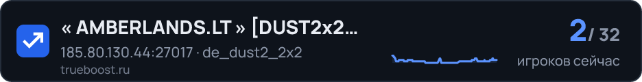 « AMBERLANDS.LT » DUST2x2 ONLY 24/7