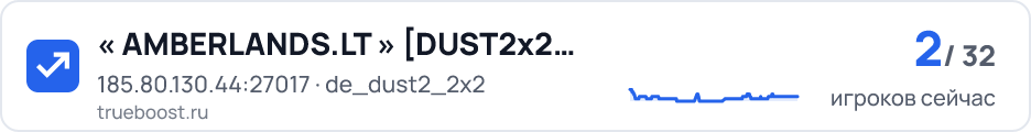 « AMBERLANDS.LT » DUST2x2 ONLY 24/7