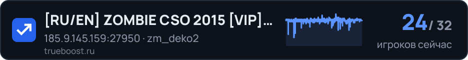 RU/EN ZOMBIE CSO 2015 VIP ADMIN