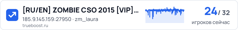 RU/EN ZOMBIE CSO 2015 VIP ADMIN