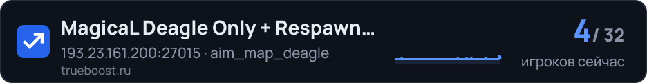 MagicaL Deagle Only + Respawn + XP Rank…