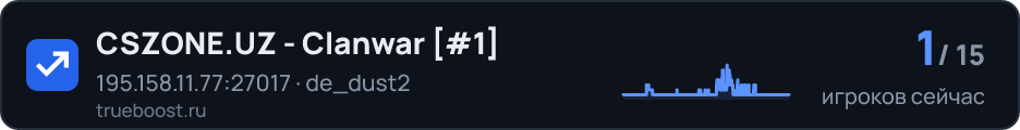 CSZONE.UZ - Clanwar 1