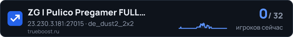 ZG | Pulico Pregamer FULL de_dust2_2x2