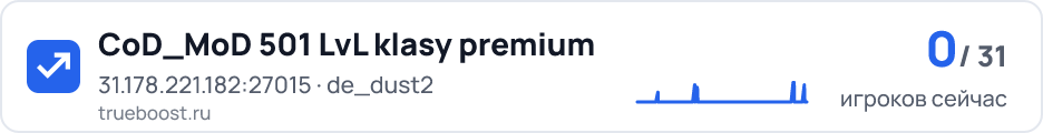 CoD_MoD 501 LvL klasy premium