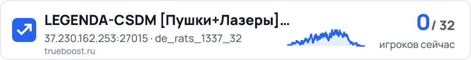 LEGENDA-CSDM Пушки+Лазеры Since 2017