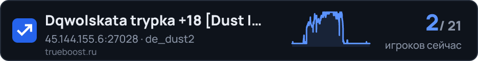 Dqwolskata trypka +18 Dust II Only