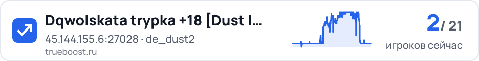 Dqwolskata trypka +18 Dust II Only