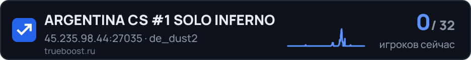 ARGENTINA CS #1 SOLO INFERNO