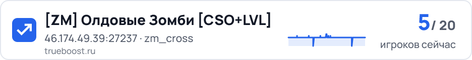 ZM Олдовые Зомби CSO+LVL