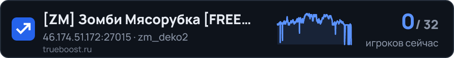 ZM Зомби Мясорубка FREE VIP