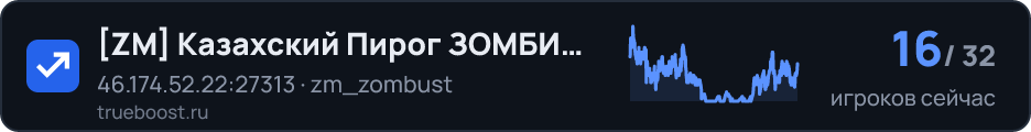 ZM Казахский Пирог ЗОМБИ CkuDku -30 o/o