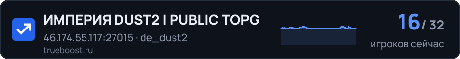 ИМПЕРИЯ DUST2 | PUBLIC TOPG