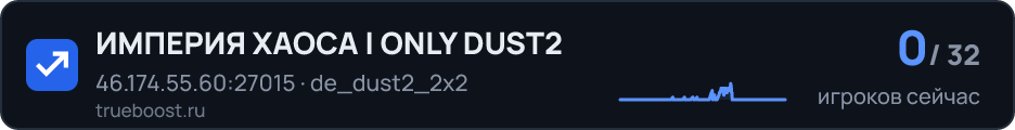 ИМПЕРИЯ ХАОСА | ONLY DUST2