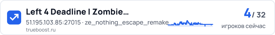 Left 4 Deadline | Zombie Escape | FREE VIP