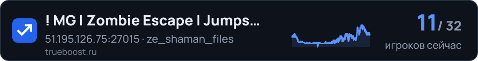 ! MG | Zombie Escape | Jumps x2 | FREE VIP