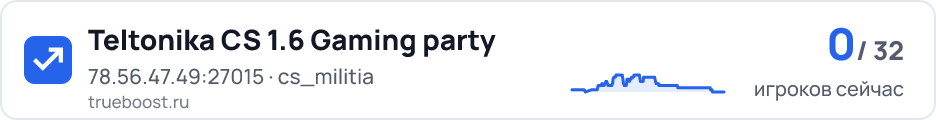 Teltonika CS 1.6 Gaming party