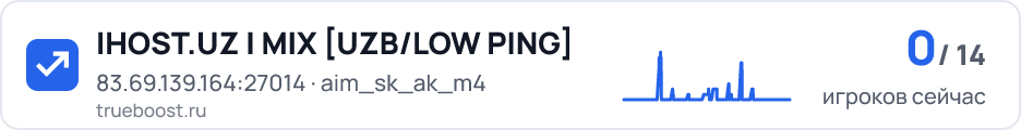 IHOST.UZ | MIX UZB/LOW PING