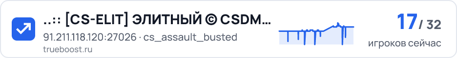 CS-ELIT ЭЛИТНЫЙ © CSDM ПУШКИ + ЛАЗЕРЫ