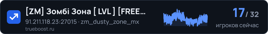ZM Зомбі Зона LVL FREE VIP