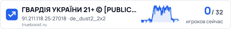 ГВАРДІЯ УКРАЇНИ 21+ © PUBLIC + STEAM VIP