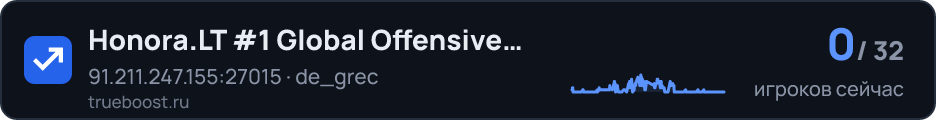 Honora.LT #1 Global Offensive MOD 24/7