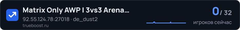 Matrix Only AWP | 3vs3 Arena | HyperHost.DE