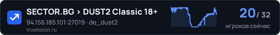 SECTOR.BG DUST2 Classic 18+