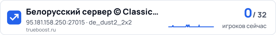 Белорусский сервер © Classic | 18+